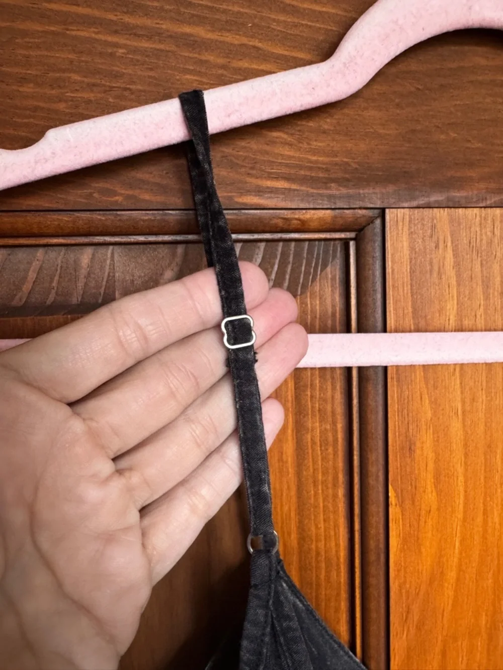 Zenana Outfitters Black V-Neck Midi Slip Dress with Spaghetti Straps *Never Worn - Picture 9 of 10